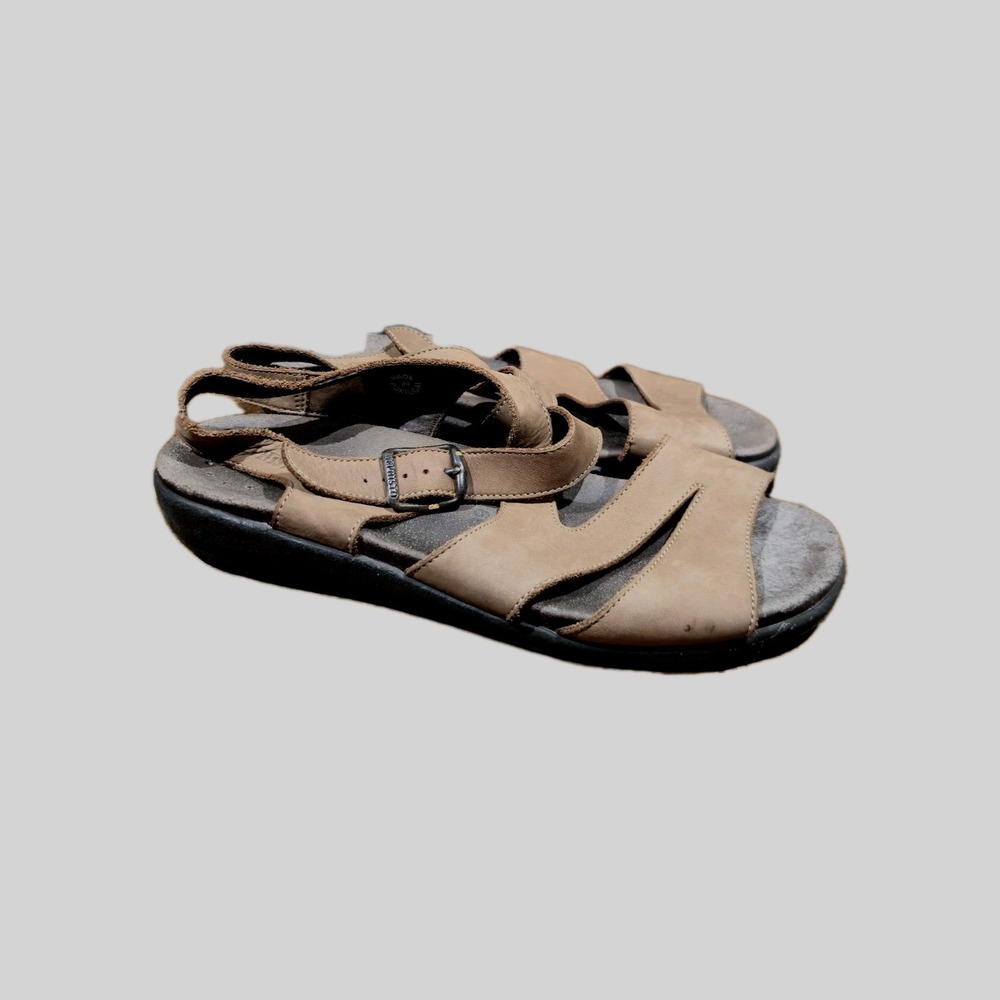 Mephisto Sandals Women Size 39‎ (US 9) Brown Shoes Portugal
